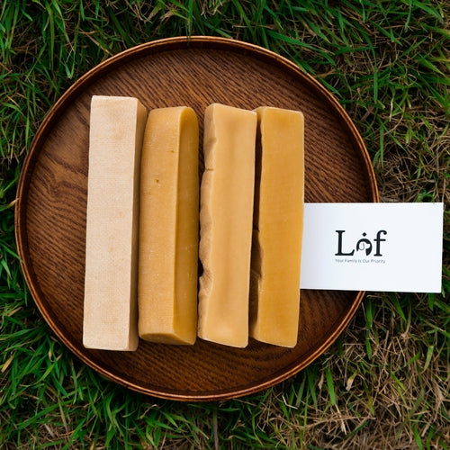 Friandises à Mâcher Longue Durée pour Chiens au Fromage de Yak de l'Himalaya Lof Natural - Taille Moyenne