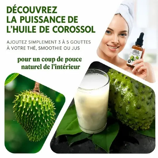 Huile de corossol (bio, pressée à froid, non raffinée)
