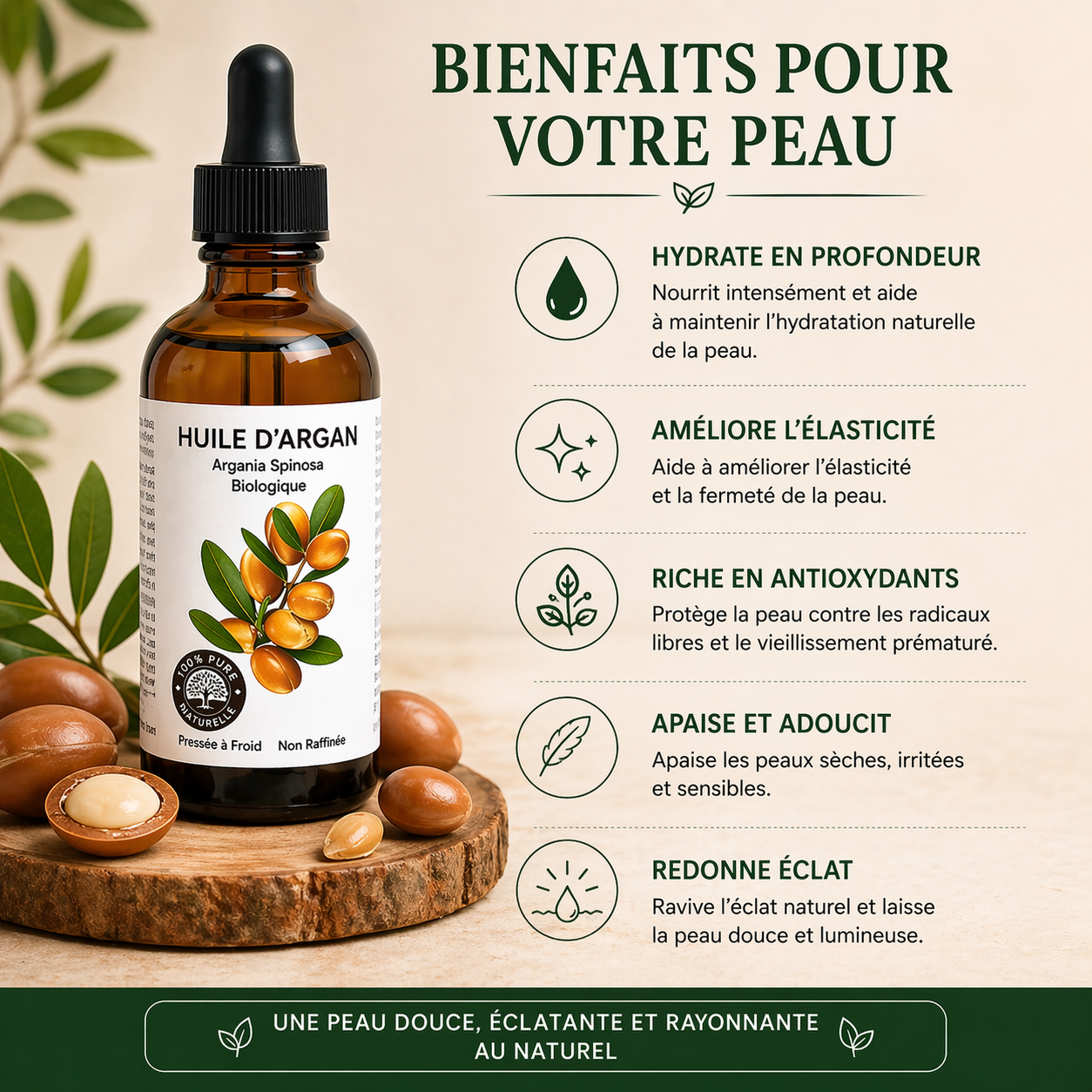 Argan Oil – Organic, Cold-Pressed & Unrefined
