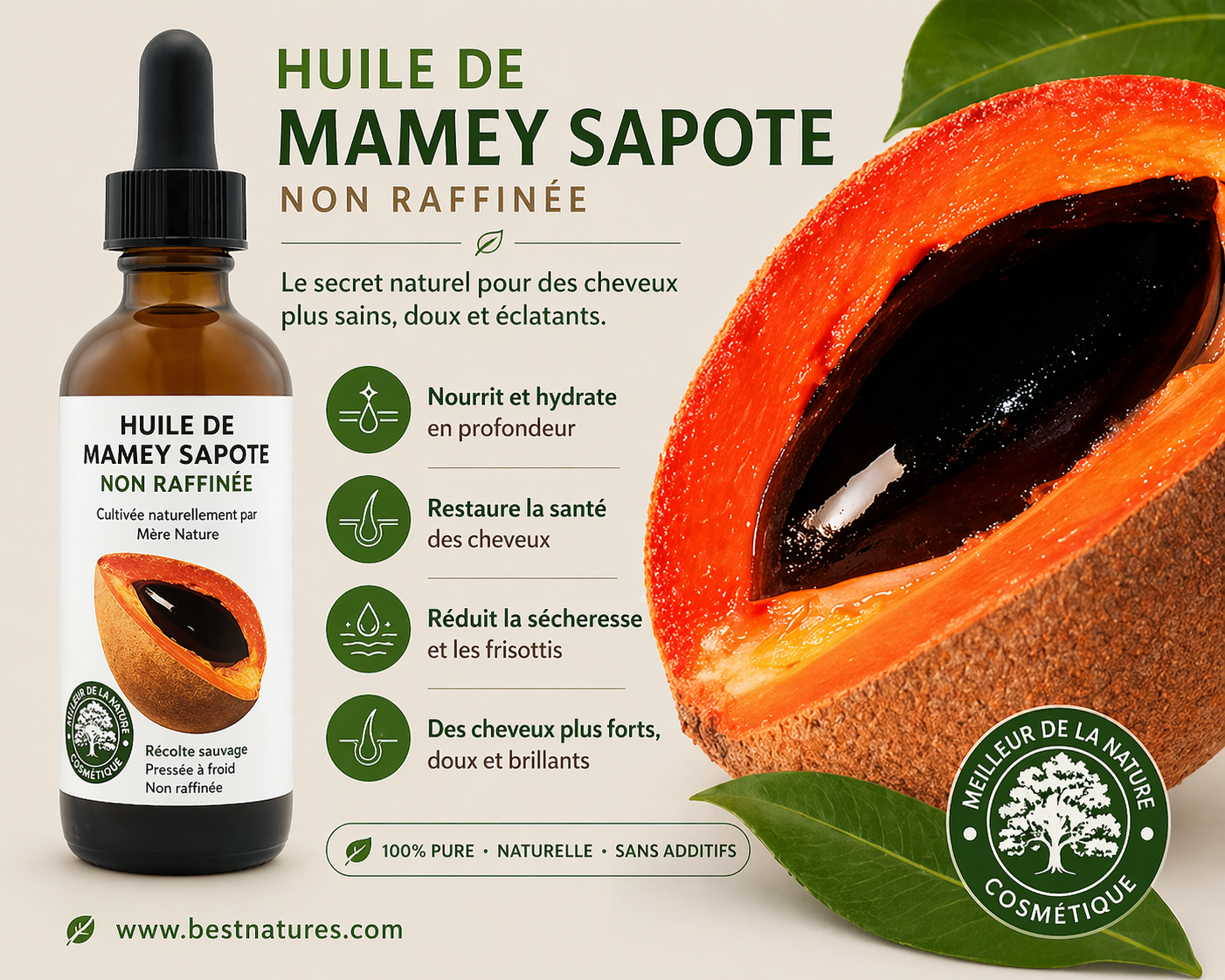 Mamey Sapote (Sapuyulo) Oil (organic, cold pressed, unrefined)