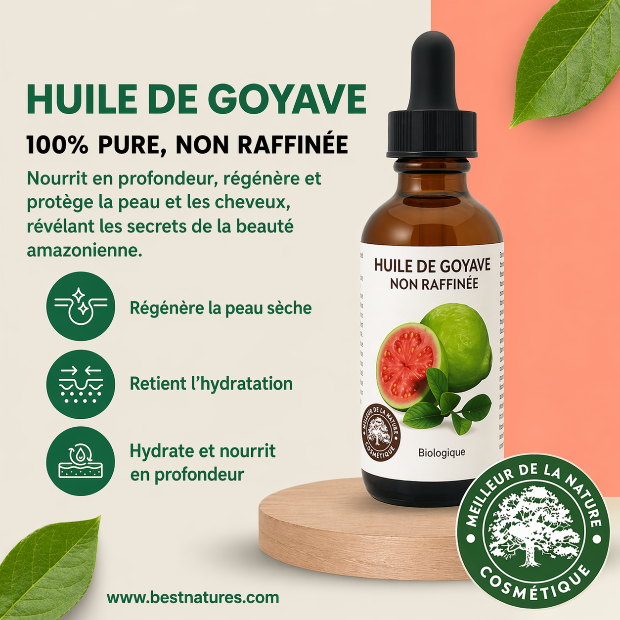 Guava Seed Oil (organic, cold pressed, unrefined)
