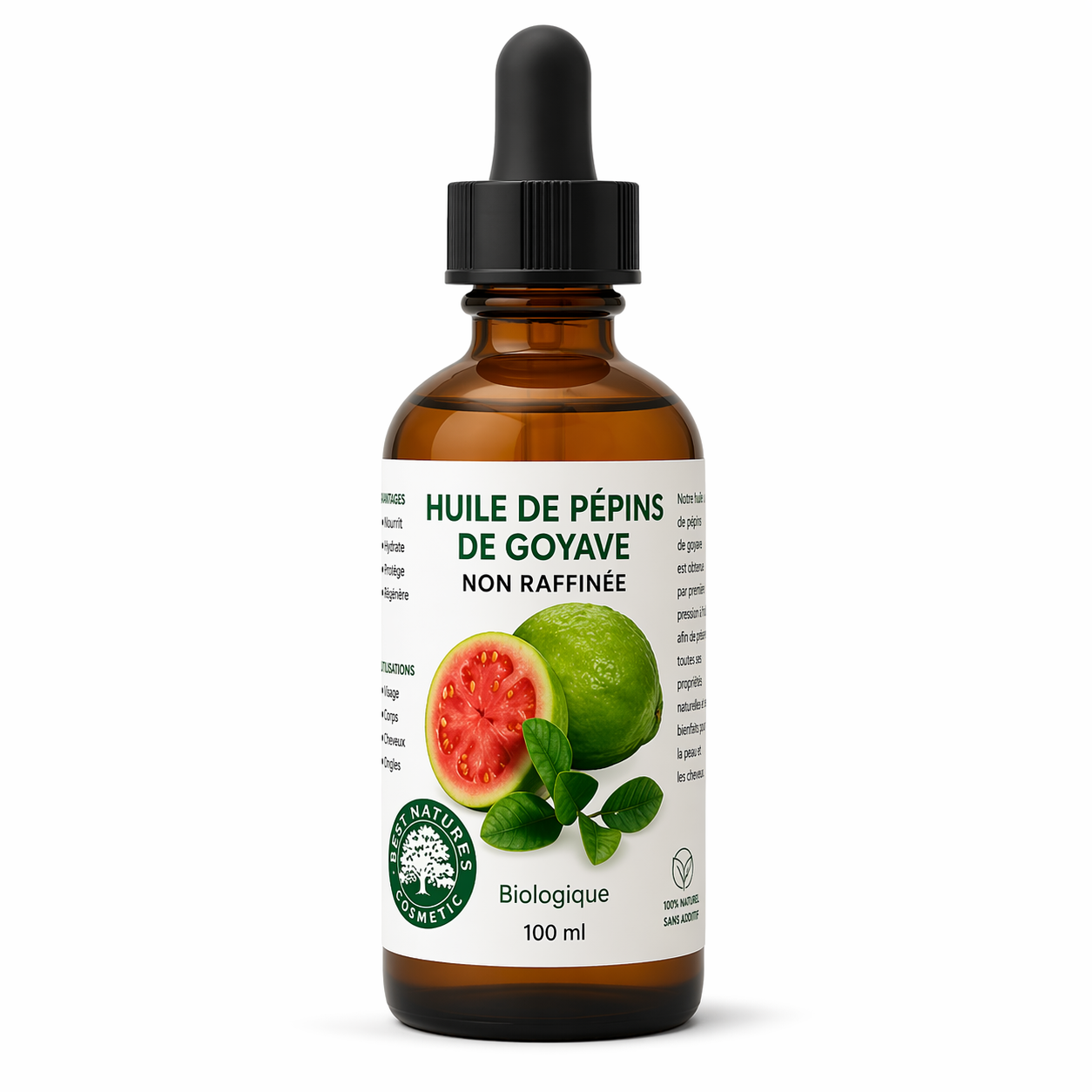 Guava Seed Oil (organic, cold pressed, unrefined)