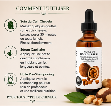 Brazil Nut Oil (organic, cold pressed, unrefined)