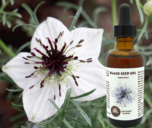 Huile de Nigelle Biologique 100% Pure Vierge. Pour l'acné,