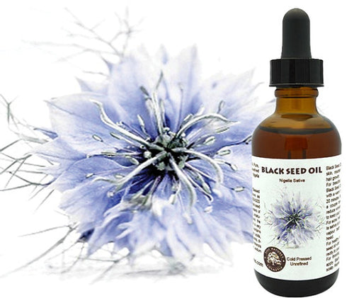 Huile de Nigelle Biologique 100% Pure Vierge. Pour l'acné,